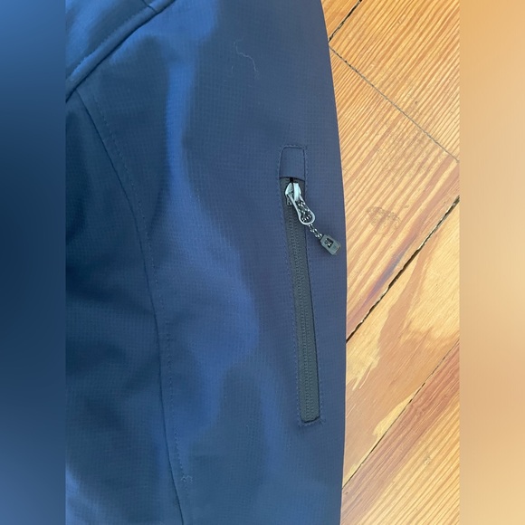 Free Country, Men’s Wind & Water Resistant Soft Shell Jacket, Navy, Medium - Picture 7 of 7